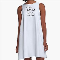 Metallica A-Line Dress