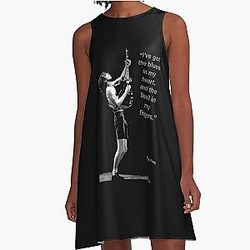 Metallica A-Line Dress