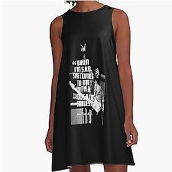 Metallica band rock A-Line Dress