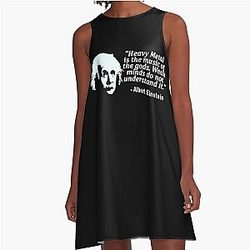 Metallica A-Line Dress
