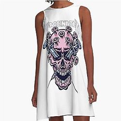 COVID 19 Vaccination A-Line Dress
