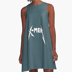 X-Men A-Line Metallica Dress