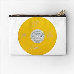 Metallica Justice For All Album Autographed Vinyl Record Zipper Pouch
