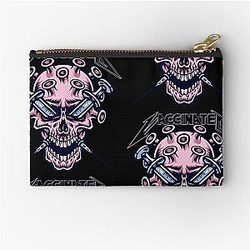 COVID 19 Vaccination Metallica Zipper Pouch