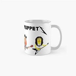Master of Muppets Muppets as Metallica Band Classic Mug