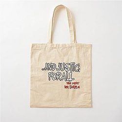 Metallica Justice For All Shirt Cotton Tote Bag