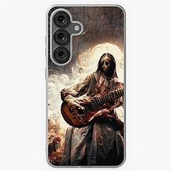 Zombie Jesus Titan Playing Metallica Guitar Galaxy S Case