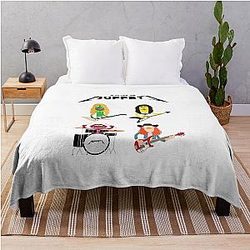 Master of Muppets: Muppets as Metallica - Throw Blanket