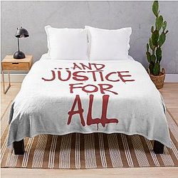 And Justice For All Metallica Throw Blanket