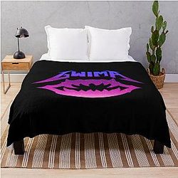 Kpop Demon Hunters Gwima Metallica Logo Throw Blanket