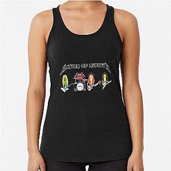 Master of Muppets Muppets as Metallica Band Racerback Tank Top