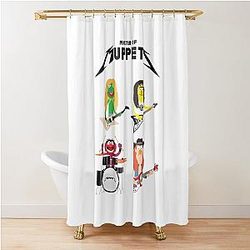 Master of Muppets - Muppets as Metallica Band Active Shower Curtain