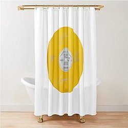 Metallica Justice All Album Autographed Vinyl Artwork Shower Curtain