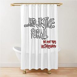Metallica and Justice for All Shirt Shower Curtain