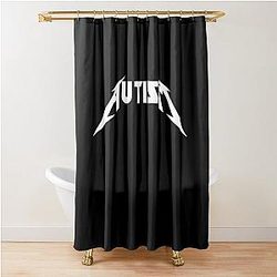 Autism Metallica Shower Curtain