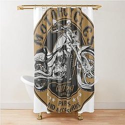 Metallica Bikers Shower Curtain