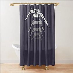 Needed Gifts Music Metallica Lyrics Master Shower Curtain
