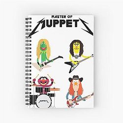 Master Of Muppets Muppets Metallica Notebook
