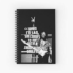 Metallica band rock Spiral Notebook
