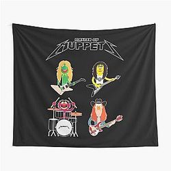 Master of Muppets: Muppets as Metallica Band Active Tapestry