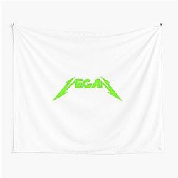 Vegan Metallica logo Tapestry