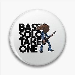 Metallica Cliff Burton Bass Solo Pin
