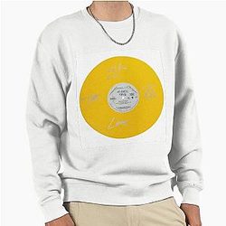 Metallica And Justice For All Album Autographed Vinyl Artwork Pullover Sweatshirt