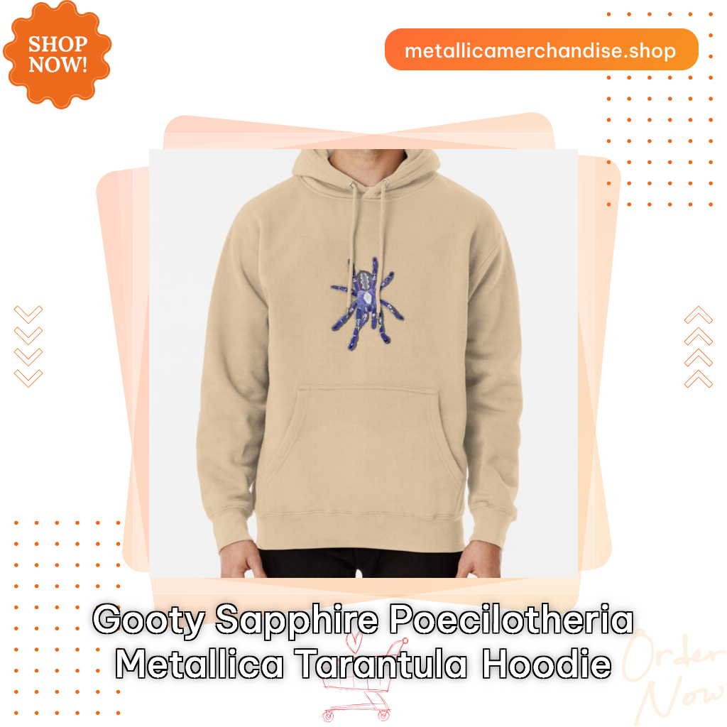 Gooty Sapphire Poecilotheria metallica Tarantula Hoodie
