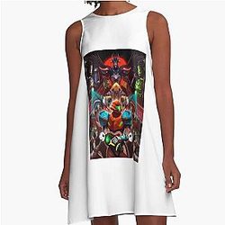 Vintage Metroid Dread A-Line Dress