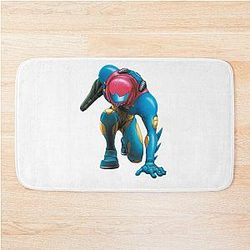 Samus Fusion Suit Metroid Fusion Bath Mat