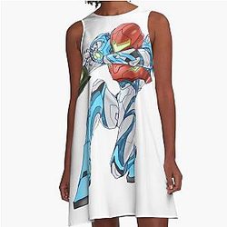 Metroid Dread Samus A-Line Dress