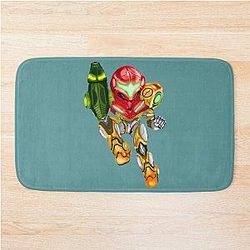 Metroid Dread Samus Varia Suit Bath Mat