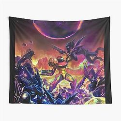 Metroid Planet Tapestry