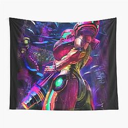 Samus Aran Metroid Tapestry
