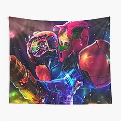 Samus Metroid Tapestry