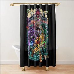 Metroid Gaming Classic Tribute Shower Curtain