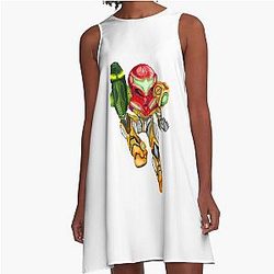 Metroid Dread Samus A-Line Dress
