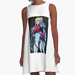 Birthday Gifts Metroid Dread Samus A-Line Dress