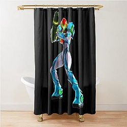 Samus Metroid Dread Shower Curtain