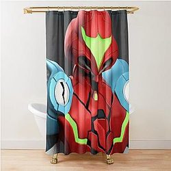 Metroid Dread Shower Curtain