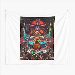 Vintage Metroid Dread Tapestry