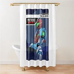 Samus Aran Metroid Dread Shower Curtain