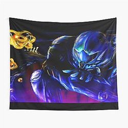 Metroid Metal Tapestry