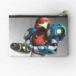 Samus Metroid Dread Zipper Pouch