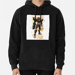 Metroid Samus Aran Prime Hunter Watercolor Sketch Pullover Hoodie