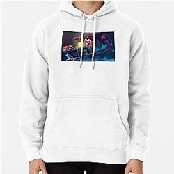 Super Metroid Face Off  Pullover Hoodie