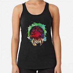 Watercolor Metroid Racerback Tank Top