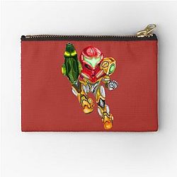 Metroid Dread Samus Varia Suit Zipper Pouch