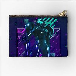 Samus - Metroid Prime 4 Modern Graphic Design Zipper Pouch