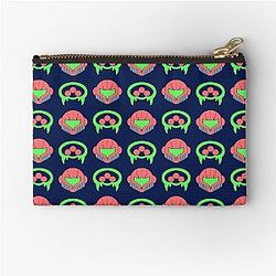 Metroid Pattern Zipper Pouch